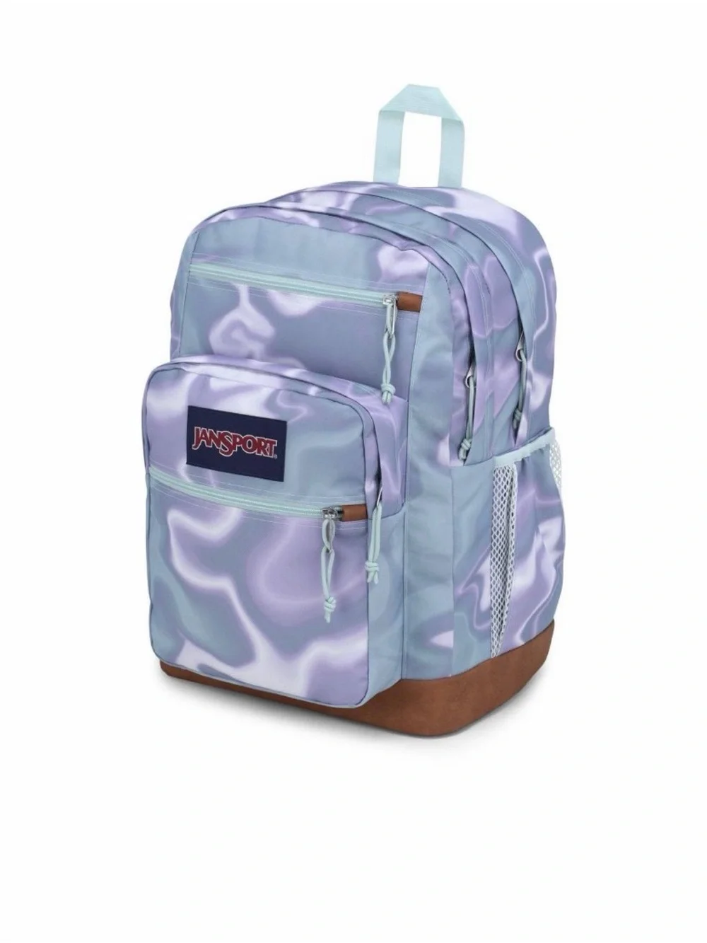 JanSport Backpack School Water Resistant 15” Laptop Cool Student Platinum Puddle